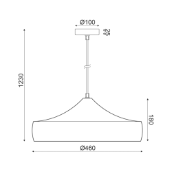 Полилей CALIPHATE черен пясък